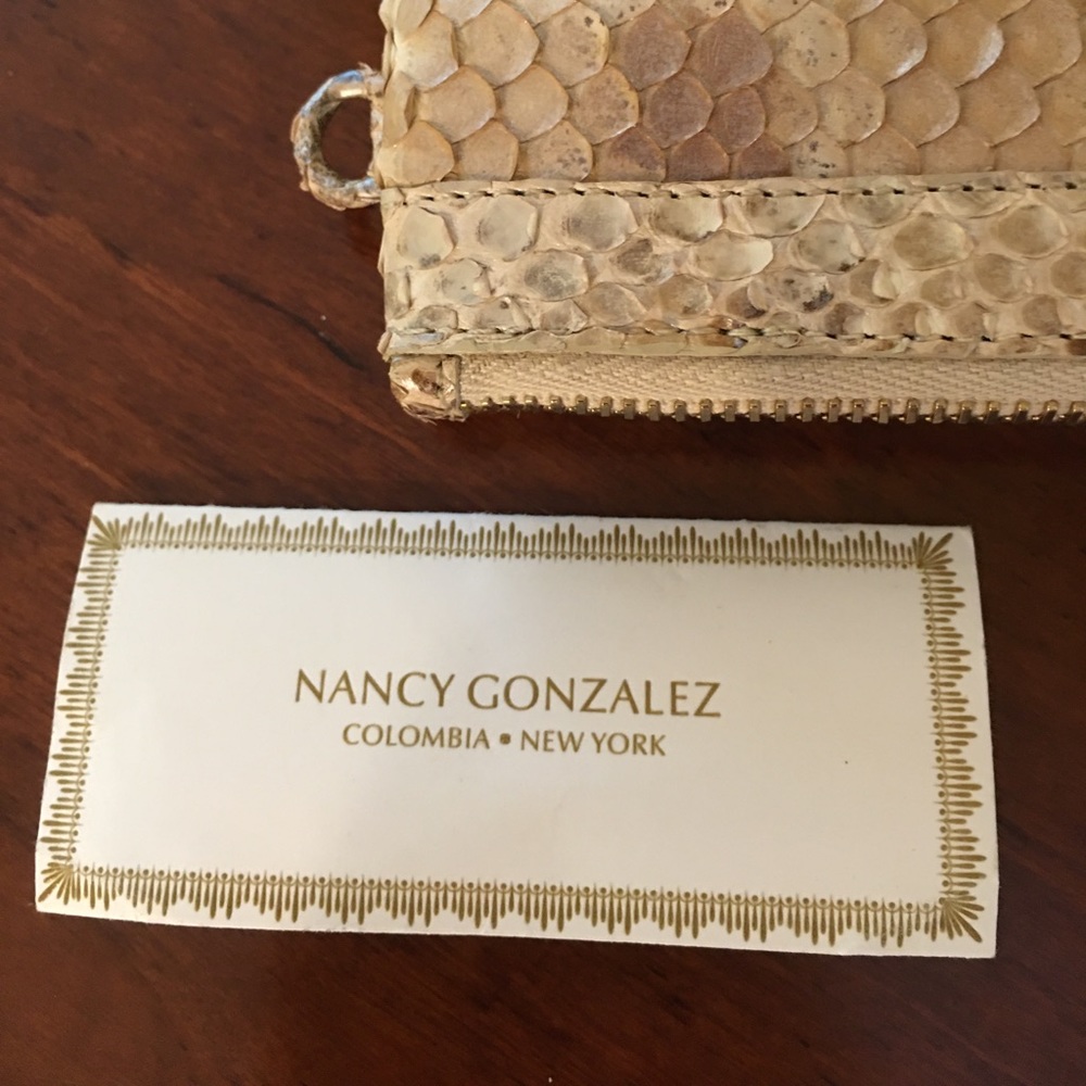 Nancy Gonzalez Erica Python Bag W/ Matching Clutch - image 5